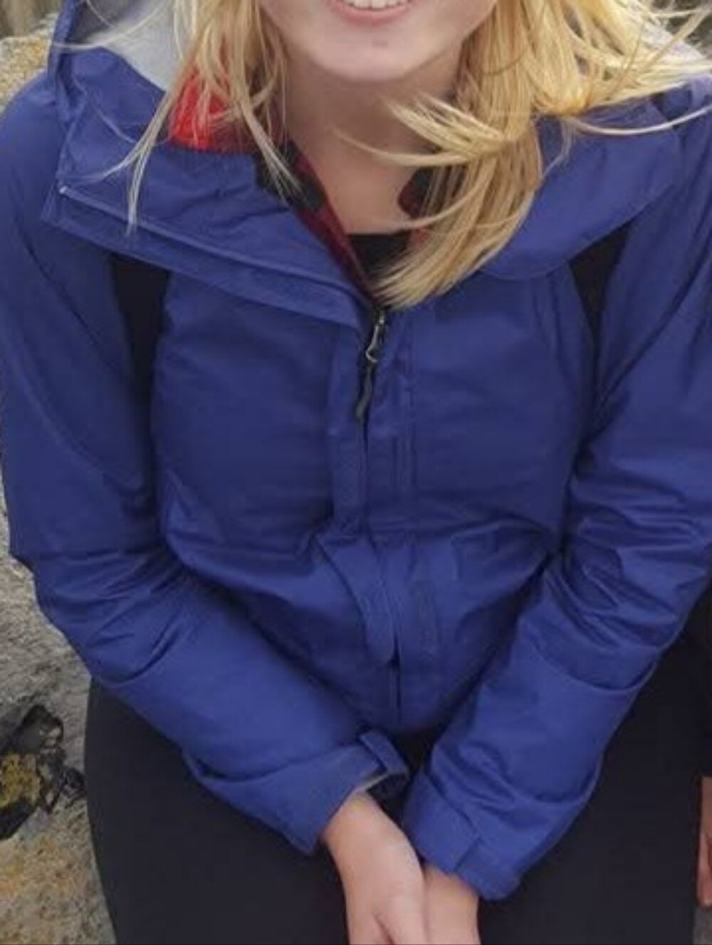Women's Hooded, Water Resistant Jacket in Deep Purple